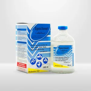 سبكتوفيت, هو مضاد حيوي بيطري, واسع المجال من اللينكومايسين والسبكتينومايسين , حبيب البهم, يستخدم في علاج العديد من الحالات المرضية التي تسببها أنواع مختلفة من البكتيريا مثل: كوليرا الطيور, التهاب جلد القطط, والكلاب. التهابات الجهاز التنفسي في الأغنام والماعز.