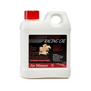 Go Fast Racing Oil, rich in natural oils , and vitamins for racing horses, foal growth, and enhances immunity
